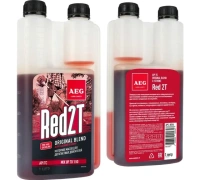 Масло для 2-х тактных двигателей AEG RED 2T Motor Oil API TC 1л мин. дозатор Арт. 30744