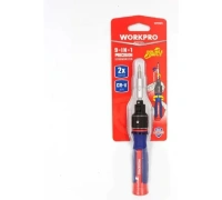 Отвертка прецизионная 9в1 с двойным приводом WORKPRO Арт. WP221070