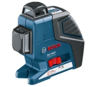 Нивелир лазерный BOSCH GLL 2-80 P + штатив BS150 40/80м, 0,2мм/м, 2 луча, 360град, 1/4" и 5/8"