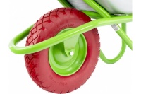 Тачка строит. 1кол. 180 кг, 90 л СИБРТЕХ с PU колесом Арт. 68968