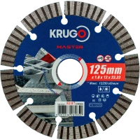 Диск алм KRUGO MASTER Турбо 125*22.2мм сегмент Арт. 81071250266