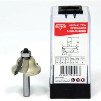 Фреза профильная,2лезвия,хв-8мм,ф38.1мм,R6.35\17мм,с шарикоподшипником ф12.7мм ELITECH Арт. 1820.094000