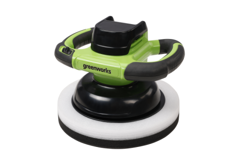 Полировальная машина аккумуляторная  GREENWORKS 24V 25см