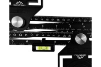 Линейка складная Vertextools для определения отверстий в керамической плитке Арт. 3043-2