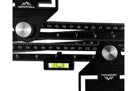 Линейка складная Vertextools для определения отверстий в керамической плитке Арт. 3043-2