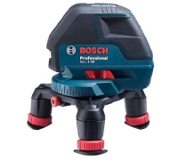 Нивелир лазерный BOSCH GLL 3-50 10м, 0,3мм/м, 3 луча, 1/4 5/8, подставка Арт. 0601063800