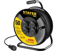 Удлинитель STAYER RX-325 КГ 3х2.5 50м 4000Вт IP44 Арт. 55076-50