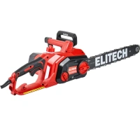Пила цепная эл. Elitech 2016ПОБ 2.0кВт 41см 16" 3/8" 1.3мм 57зв Арт. ПЭ 2016ПОБ (E1611.021.00)