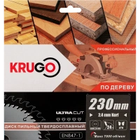 Диск пильный 230х30х24Т KRUGO Арт. WA230024