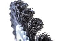 Корщетка-колесо 175мм, стальная витая проволока, посадка 22,2 мм Elitech Арт. 1820.073600