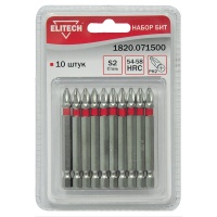 Бита PH2 70мм Elitech  10шт./уп.