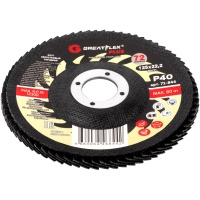 Круг лепестковый торцевой 72 лепестка Greatflex 125х22,2мм; Р40 Арт. 71-844