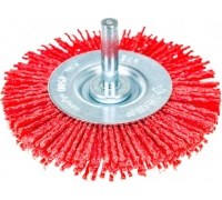 Щетка дисковая 75мм, нейлоновая со штифтом, для дрелей ЗУБР Арт. 35161-075_z02