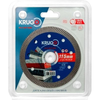Диск алм KRUGO MASTER 115*22.2мм ультратонкий для тв. материалов Арт. 81031150237