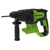 Перфоратор акк GREENWORKS GD24SDS2 SDS+ 24V Li-Ion 2Дж 3 реж. без акк и ЗУ Арт. 3803007