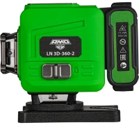 Нивелир лазерный AMO LN 3D-360-2 25м 0,2мм/м 3луча 1/4" 5/8" Арт. 821173