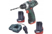 Дрель-шуруповерт акк Metabo PowerMaxx BS 12V*2Ah Li-ion  2акк ЗУ Арт. 600984000