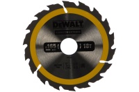 Диск пильный 165х30х18T DeWALT CONSTRUCTION Арт. DT1936-QZ