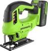 Лобзик акк. Greenworks 24V GD24JS90, б/щет, 90 мм,0-3000/мин,4 ст.маятник,LED,1х4Ач,ЗУ,кор (3601707CUB)