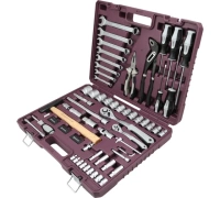 Набор инструмента универсальный 77 предметов 1/4" 1/2" TS077/12 Thorvik 12-ти гранный Арт. 54006