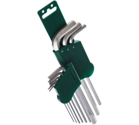 Набор ключей шестигр. 9шт 1.5-10мм Jonnesway H02SM109S Арт. 47092