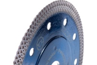 Диск алмазный Hilberg 125*22.2*1.2мм Hard Materials X-type Турбо ультратонкий, сух/мокр керамогранит Арт. HM402