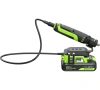  Гравер GreenWorks G24RT, 24V, б/щет, цанги 2,4/3,2мм, 6500–35000 об/мин, оснастка 52 шт, 1x2Ач,ЗУ,сумка,кор