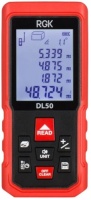 Дальномер лазерный RGK DL50 50м точн 2мм Арт. 4610011873904