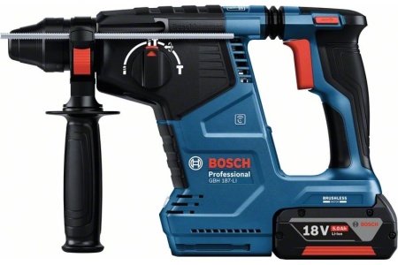 Перфоратор аккумуляторный BOSCH GBH 187-LI SDS+ 18V*5Ah Li-Ion 2.4Дж 3 реж. 1 акк и ЗУ, бесщет дв Арт. 0611923022