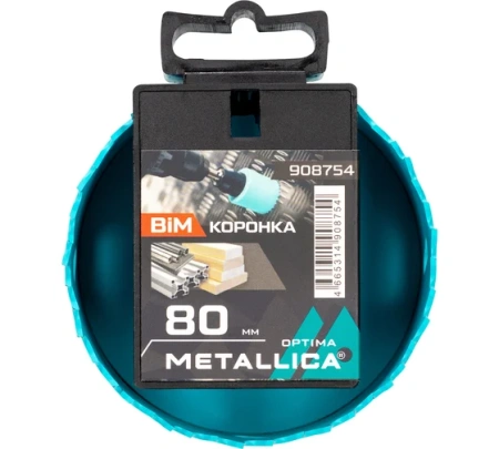 Коронка METALLICA Optima 80мм по мет/дер/пласт Арт. 908754