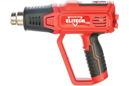 Фен технический Elitech ТВ 2000С 2.0кВт 50-600t 280-500л/мин набор LED-диспл Арт. ТВ 2000С