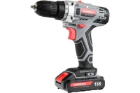 Дрель-шуруповерт акк ПОБЕДА ДА-18/2 Ли 18V*2Ah Li-ion 38Нм Арт. 180201636