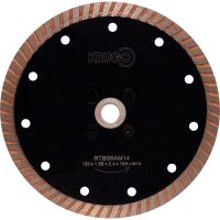 Диск алмазный KRUGO 150*М14*1.6мм (фланец) турбо по граниту Арт. RTB06AМ14