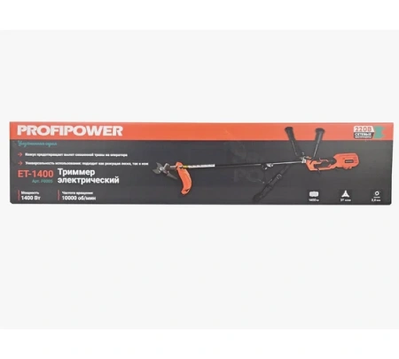 Триммер эл. PROFIPOWER ET-1400 1,4кВт, прям, 10000 об/мин Арт. F0005