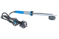 Паяльник ЗУБР 100Вт, в наборе припой + подставка, 2-комп. рукоятка, клин, керамический нагреватель Арт. 55402-100