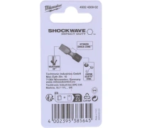 Бита MILWAUKEE  SL0.8x5.5 25мм SHOCKWAVE (2шт/уп) GEN III