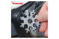 Мультиинструмент 18в 1 WORKPRO Снежинка Арт. WP221067
