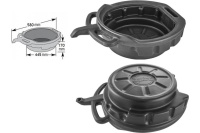 Поддон пластиковый для слива масла 16 л Ombra A90051 Арт. 55642