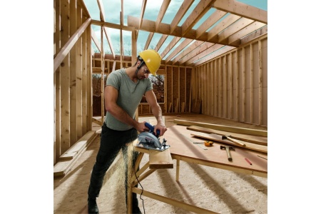 Пила дисковая BOSCH GKS 140 1400Вт, 184мм, 64мм  глубина пропила Арт. 06016B3020