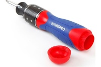 Отвертка реверсивная 6-скоростная с двойным приводом 32шт WORKPRO Арт. WP221055