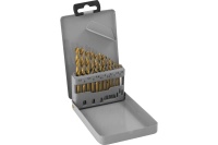 Набор сверел по метал. Thorvik HSS-TiN 1.5-6.5мм 13шт метал.кейс TDBS13 Арт. 52480