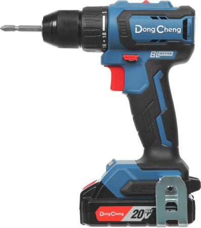 Дрель аккумуляторная уд DongCheng DCJZ2040(TYPE AM) 20V*2Ah 45Нм 2 АКБ ЗУ кейс Арт. DCJZ2040(TYPE AM)