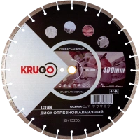 Диск алмазный KRUGO 400*25.4*3.мм сегментый по ж/бетону Арт. LCA16A