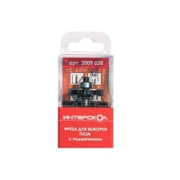 Фреза для выборки паза с подшипником (хв 8мм) 32х6х51мм Интерскол Арт. 2009 028