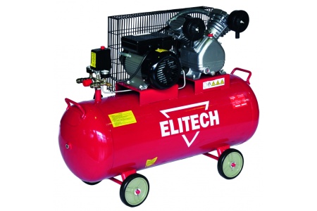 Компрессор Elitech КПР 100/400/2.2 100л, 400л/мин, 2,2кВт, 220В Арт. КПР 100/400/2.2