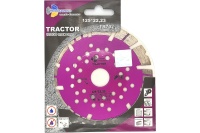 Диск алмазный Trio-Diamond 125*22.2*2.1мм Tractor сегментный турбо, сух/мокр по бетону Арт. TR702