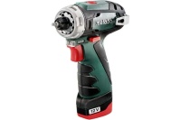 Дрель-шуруповерт акк Metabo PowerMaxx BS 12V*2Ah Li-ion  2акк ЗУ Арт. 600984000