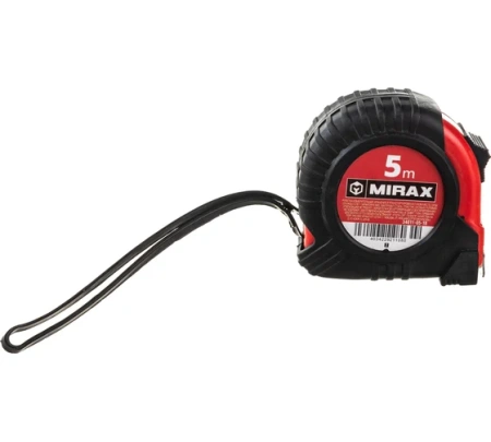 Рулетка MIRAX Rubber 5м*18мм Арт. 34011-05-18