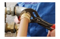 Клещи переставные 250мм KNIPEX COBRA зев 50 мм, фосфатированные, обливные ручки Арт. KN-8701250