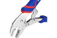 Клещи зажимные 180мм WORKPRO CR-V с изогнутыми губками Арт. WP231073